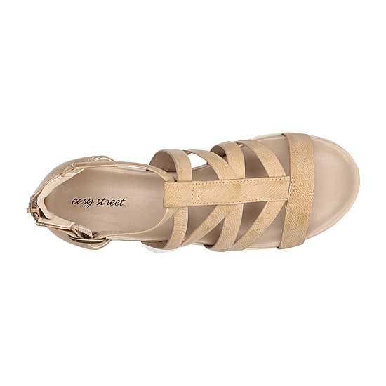 Easy Street Womens Vila Wedge Sandals