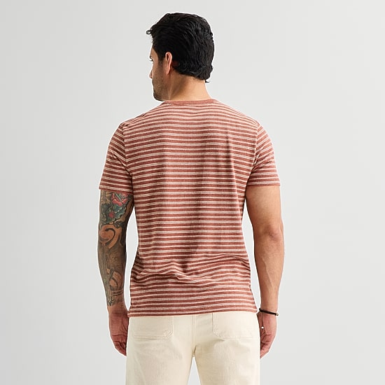 mutual weave Mens Round Neck Short Sleeve T-Shirt