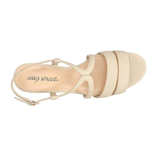 Easy Street Womens Blissful Heeled Sandals