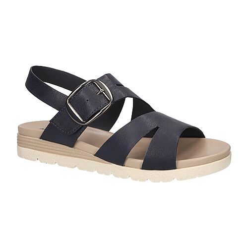 Easy Street Womens Daydream Wedge Sandals, 7 Medium, Blue