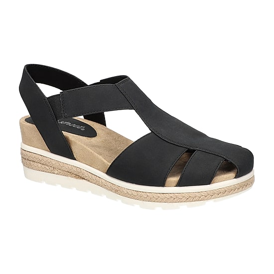 Easy Street Womens Freeport Espadrille Wedge Sandals