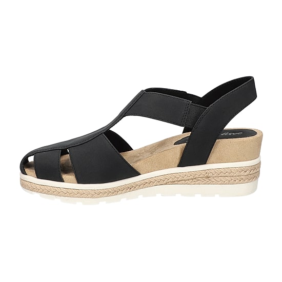 Easy Street Womens Freeport Espadrille Wedge Sandals