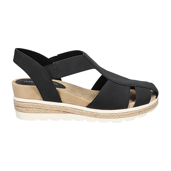 Easy Street Womens Freeport Espadrille Wedge Sandals
