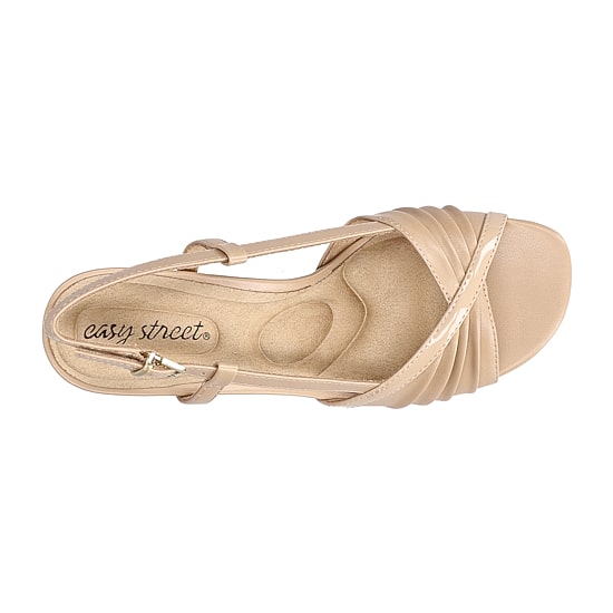 Easy Street Womens Delite Heeled Sandals