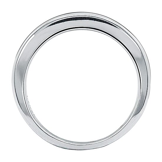 Mens 7MM 1/2 CT. T.W. Genuine Cubic Zirconia Sterling Silver Wedding Band