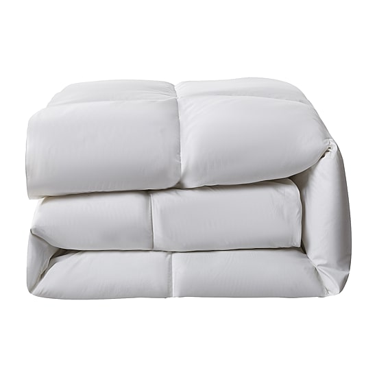Serta 233 Thread Count All Seasons Warmth White Goose Feather And Down Fiber Comforter
