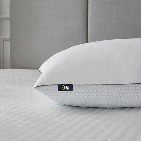 Serta 233TC White Goose Feather 2-Pack Pillow