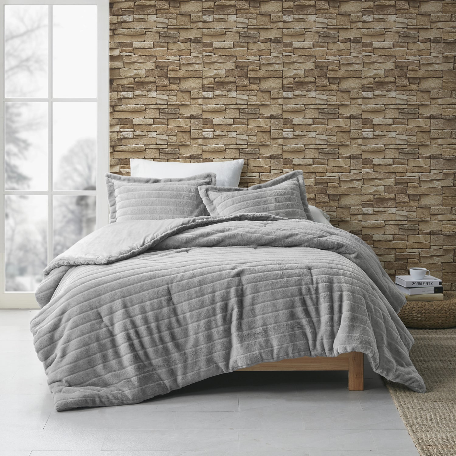 Madison Park Eve Faux Fur 3-pc. Lightweight Comforter Set