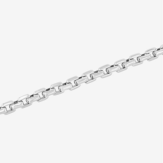 Mens Stainless Steel 9 Inch Link Bracelet