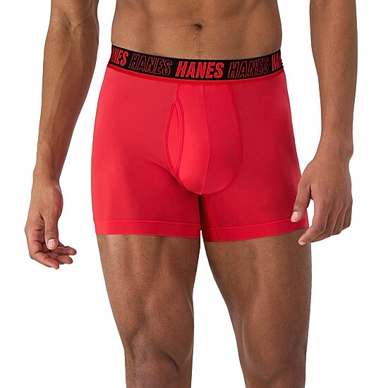 Hanes Moves X-Temp Performance Total Support Pouch Mens 4 Pack Cooling Multi-Pack Support Pouch Trunks Umstc4