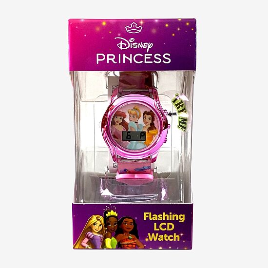 Disney Collection Princess Girls Pink Strap Watch Pn4692jc