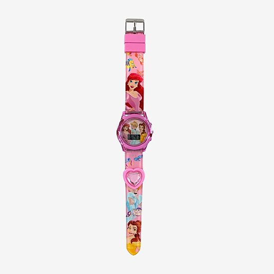 Disney Collection Princess Girls Pink Strap Watch Pn4692jc