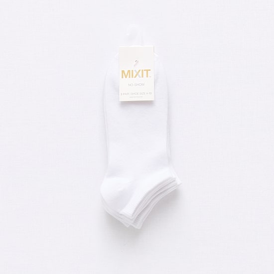 Mixit Everyday Essential Womens 3 Pair No Show Socks