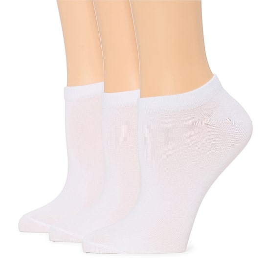 Mixit Everyday Essential Womens 3 Pair No Show Socks