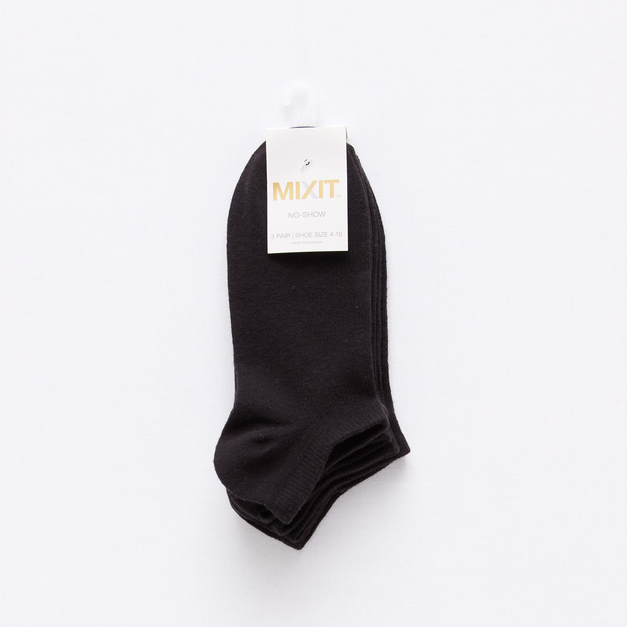 Mixit Everyday Essential Womens 3 Pair No Show Socks