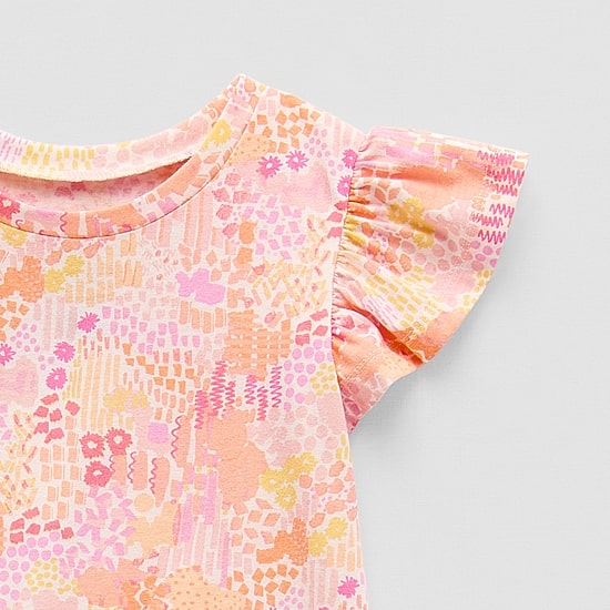 Okie Dokie Toddler & Little Girls Round Neck Short Sleeve Regular Fit Graphic T-Shirt
