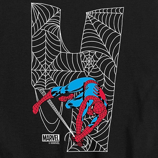 Disney Collection Little & Big Kid Boys Crew Neck Short Sleeve Regular Fit Spiderman Graphic T-Shirt