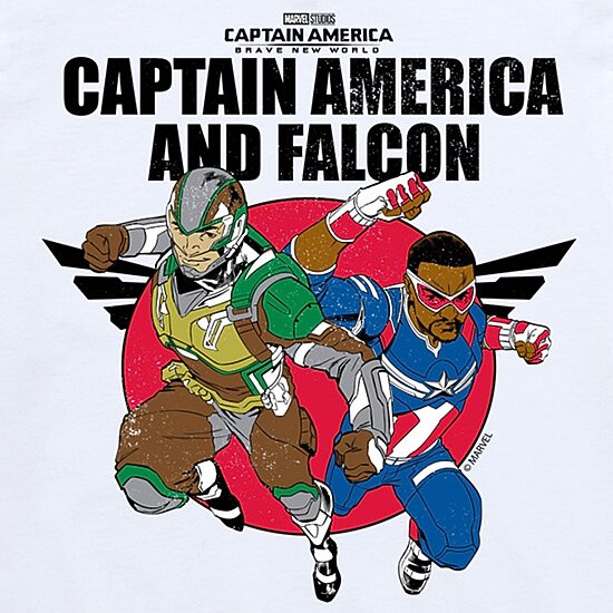 Disney Collection Brave New World Little & Big Kid Boys Crew Neck Short Sleeve Regular Fit Captain America Marvel Graphic T-Shirt