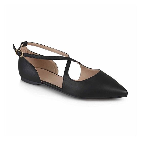 Journee Collection Malina Womens Pointed Closed Toe Ballet Flats