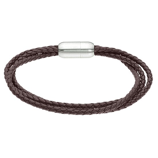 Mens Stainless Steel Wrap Bracelet