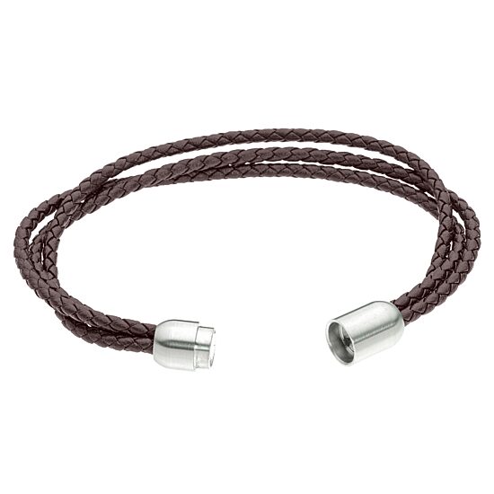 Mens Stainless Steel Wrap Bracelet