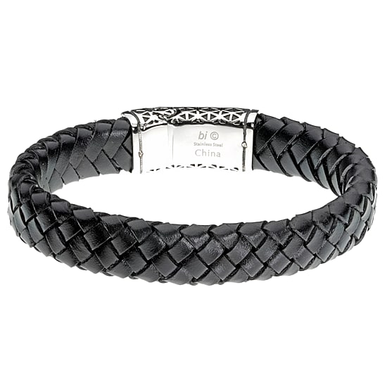 Mens Stainless Steel Wrap Bracelet