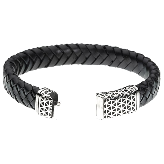 Mens Stainless Steel Wrap Bracelet