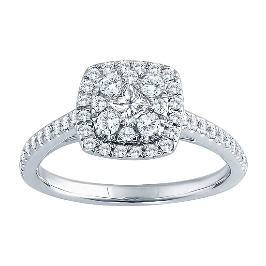 5/8 CT.T.W. Natural Diamond Engagement Ring 14K Gold