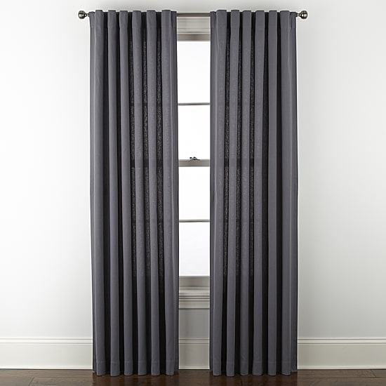 Linden Street Naturals 3-Ways To Hang Rod Pocket Back Tab Light-Filtering Single Curtain Panel