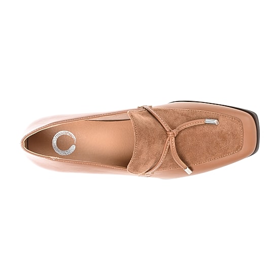 Journee Collection Crawford Womens Square Closed Toe Stacked Heel Pumps