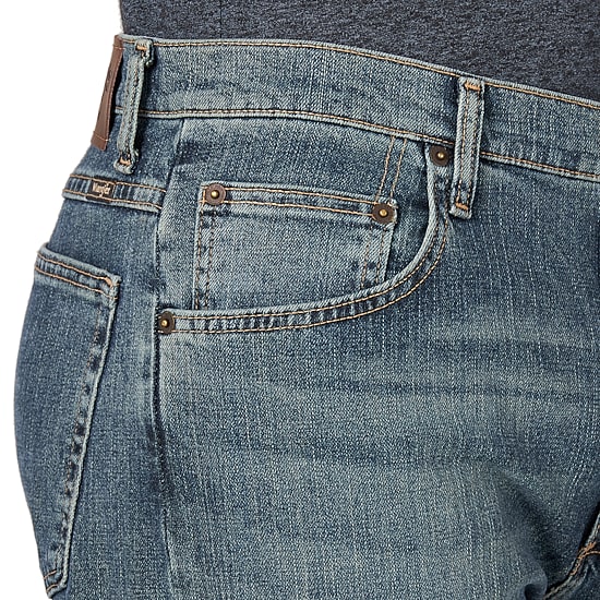 Wrangler® Mens Stretch Straight Leg Relaxed Fit Jean