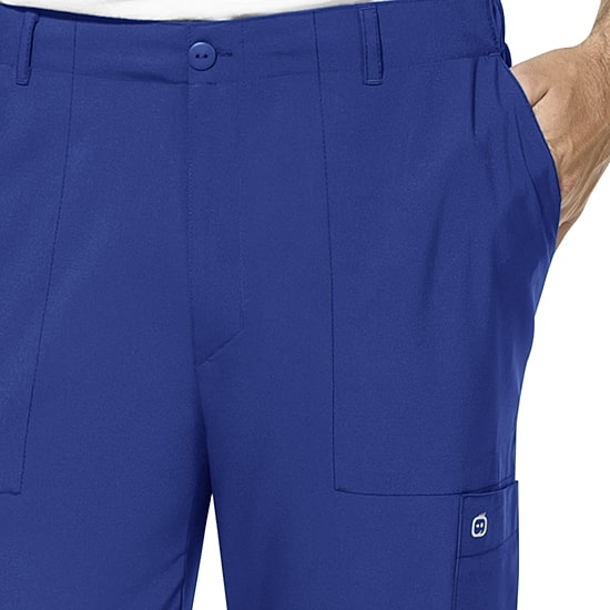 Wink® W123 Flat Front Cargo Pocket Mens Moisture Wicking Wrinkle Resistant Quick Dry Scrub Pant