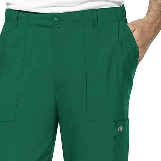 Wink® W123 Flat Front Cargo Pocket Mens Big and Tall Moisture Wicking Wrinkle Resistant Quick Dry Scrub Pant