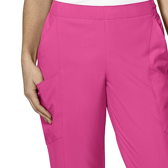 Wink® W123 Flat Front Cargo Pocket Womens Moisture Wicking Wrinkle Resistant Quick Dry Scrub Pant