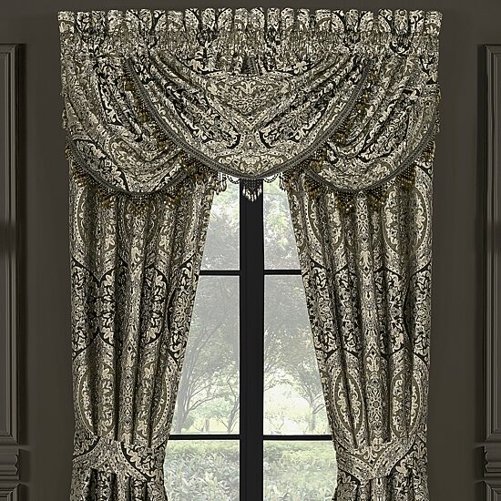 Queen Street Terra Rod Pocket Waterfall Valance
