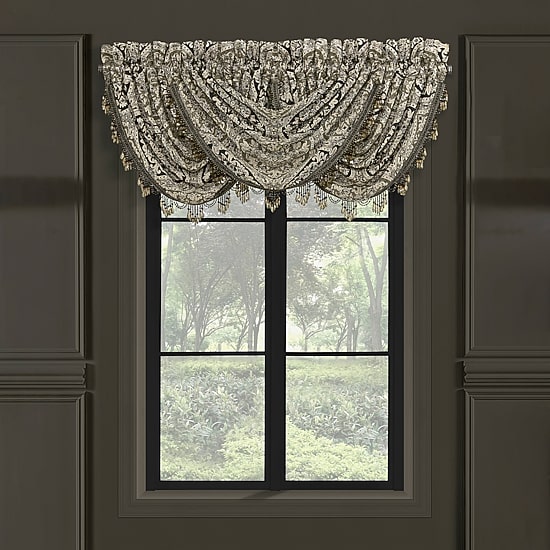 Queen Street Terra Rod Pocket Waterfall Valance