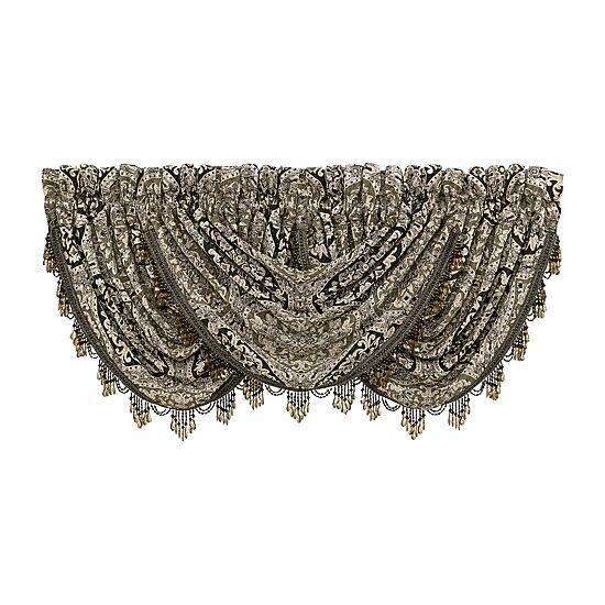 Queen Street Terra Rod Pocket Waterfall Valance