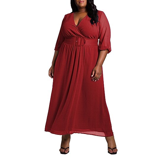 Poetic Justice Plus Long Sleeve Sheath Dress