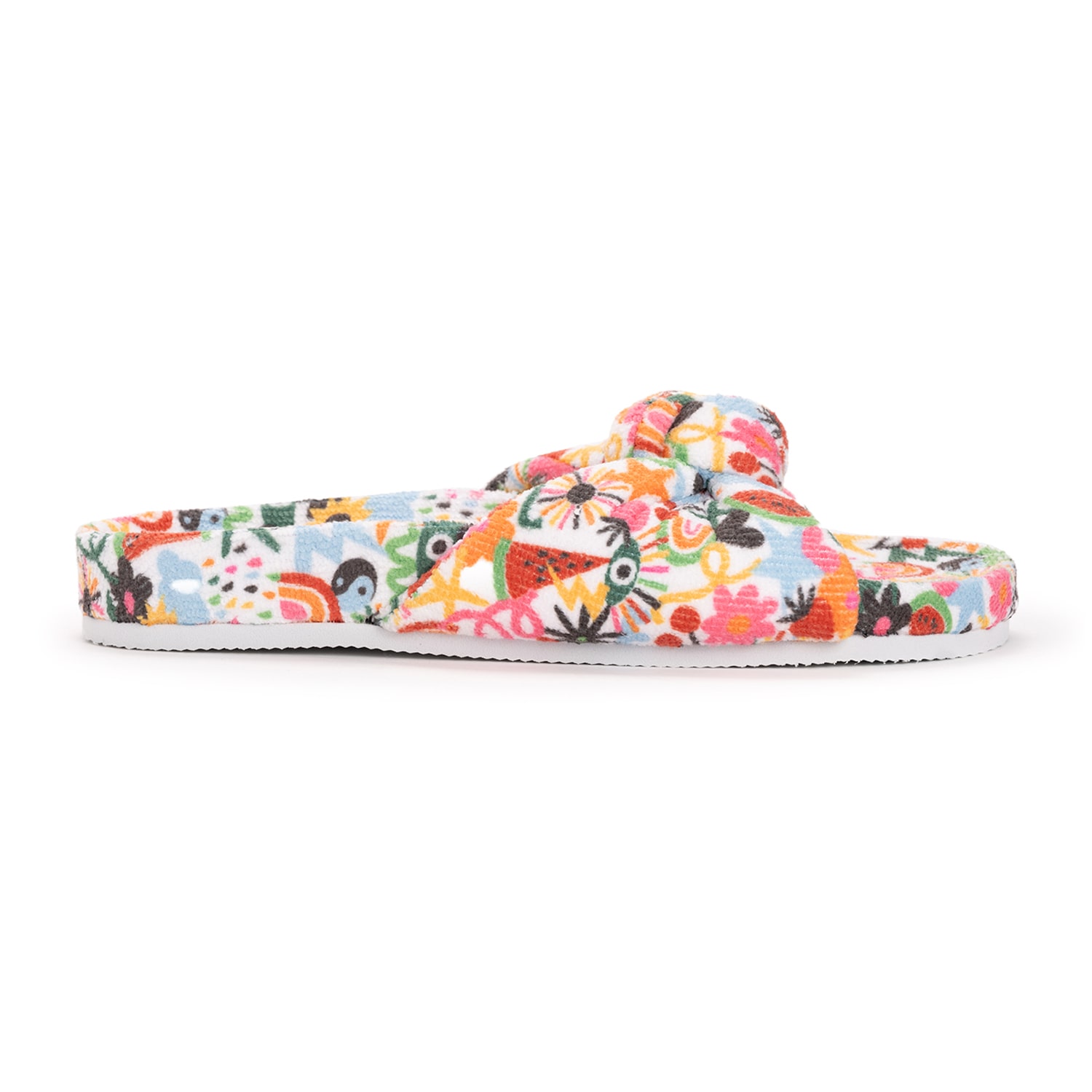 Muk Luks Womens Memory Foam Slip-On Slippers