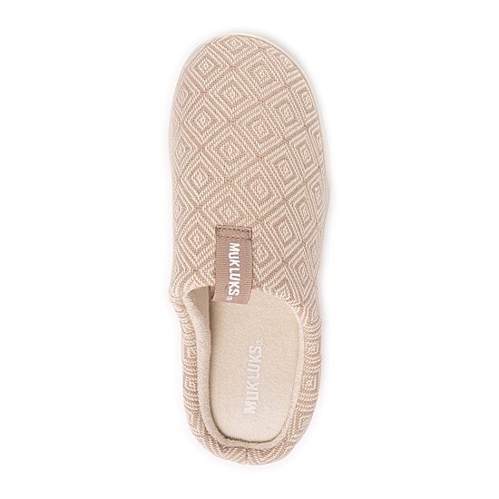 Muk Luks Womens Memory Foam Clog Slippers