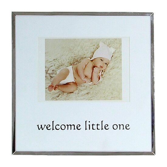 Northlight 4" X 6" Metallic Square Baby Tabletop Frame