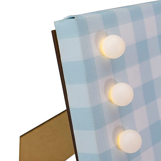 Northlight 4" X 6" Led Best Friends With Paws Canvas Photo Clip