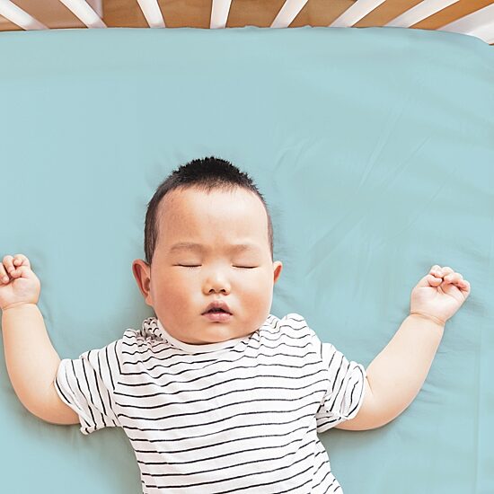 The Peanutshell Space 4-pc. Crib Sheet