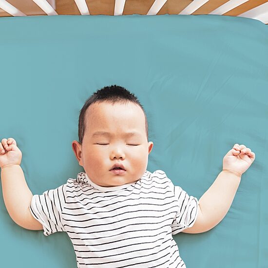 The Peanutshell Space 4-pc. Crib Sheet