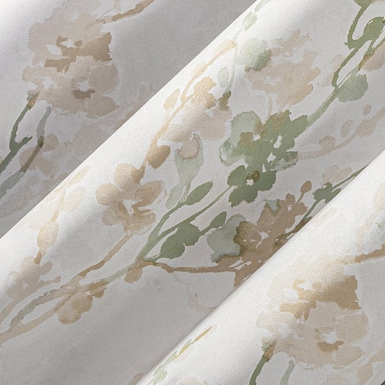 Sun Zero Percy Lenia Print Grommet Top Energy Saving 100% Blackout Single Curtain Panel