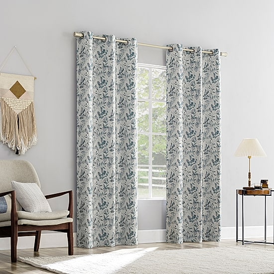 Sun Zero Percy Milford Print Grommet Top Energy Saving 100