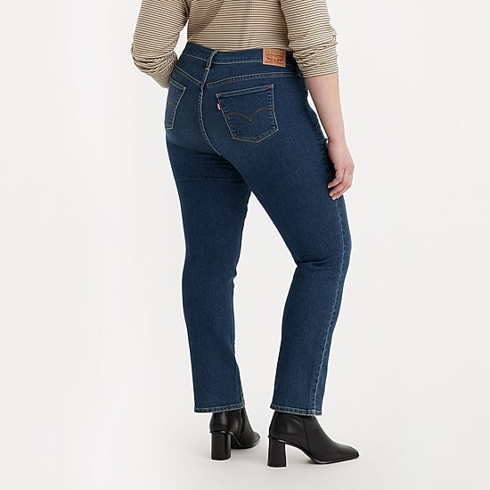 Levi's® Plus Womens Mid Rise 314 Straight Leg Jean