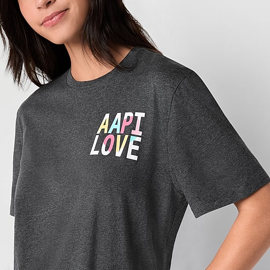 Hope & Wonder Asian American Pacific Islander Adult 'AAPI Love' Graphic T-Shirt
