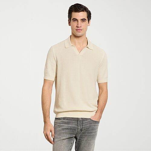 Van Heusen Temp Control Mens Short Sleeve Polo Sweater, Xx-large, Beige