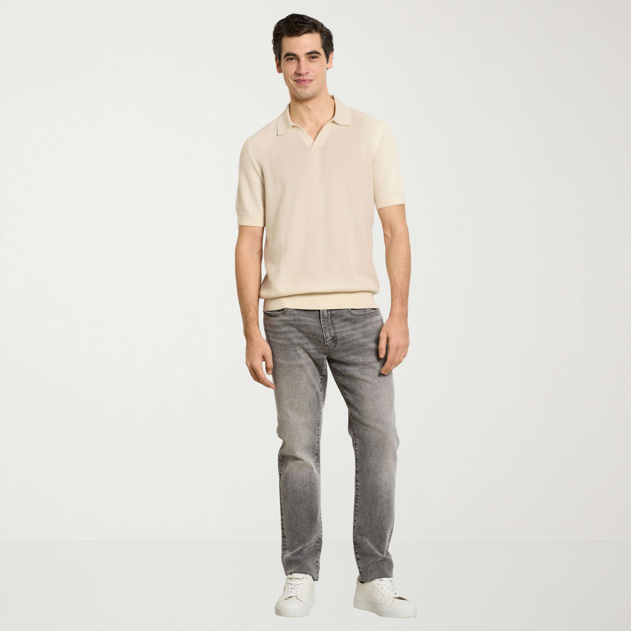 Van Heusen Temp Control Mens Short Sleeve Polo Sweater